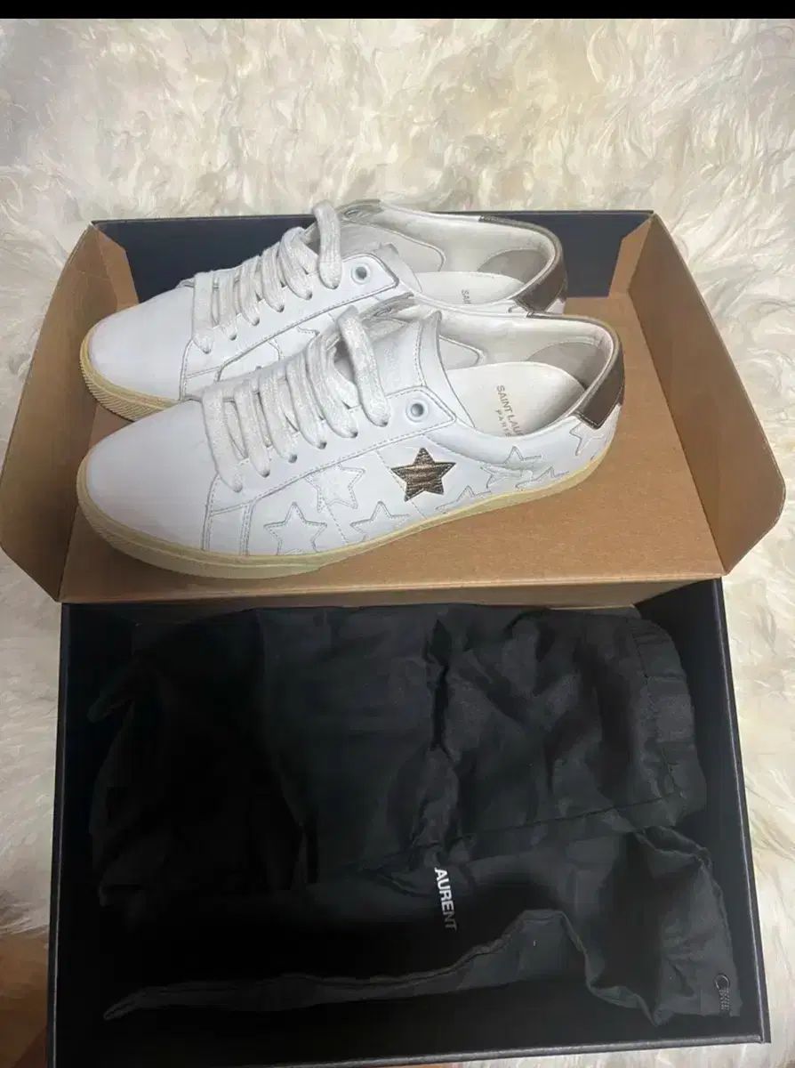 Saint Laurent サンローラン 白 スター スニーカー フルセット