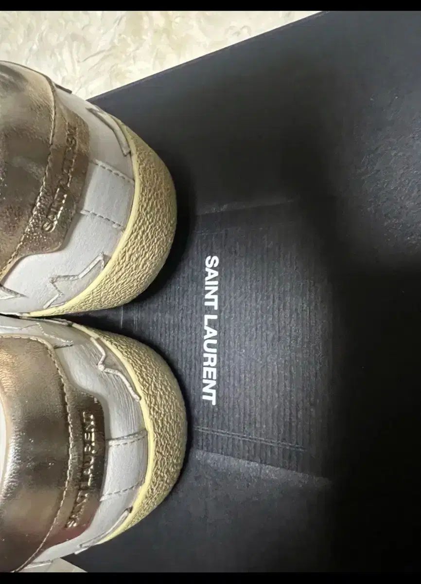 Saint Laurent サンローラン 白 スター スニーカー フルセット