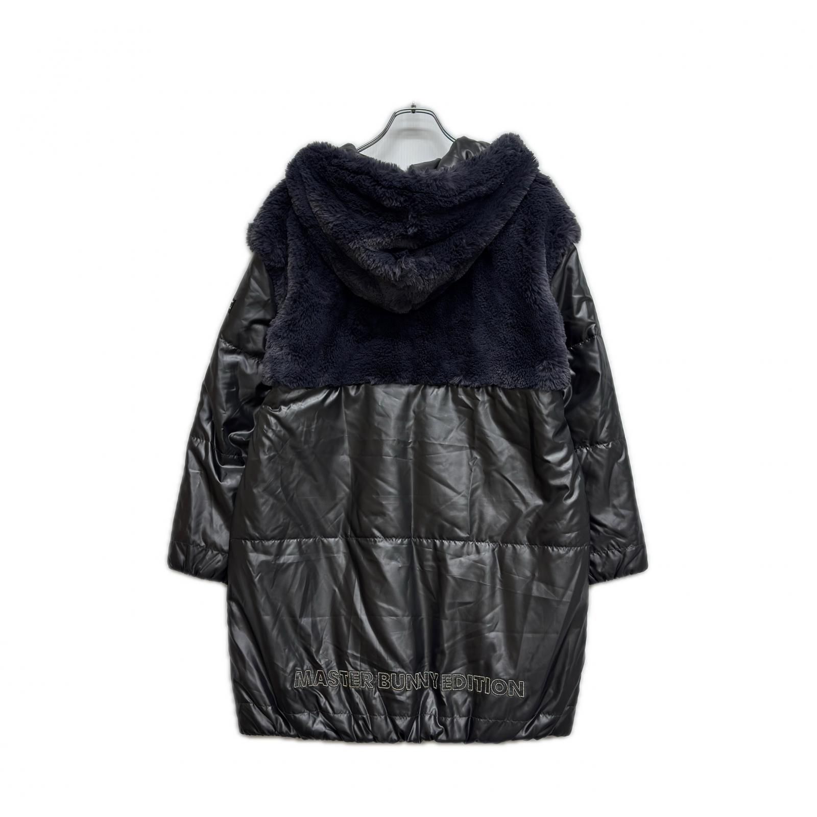 レディース マスターバニーエディション MASTER BUNNY EDITION フルジップアウター 1 M グレー系 タグ無し 中わた入り ファー付き