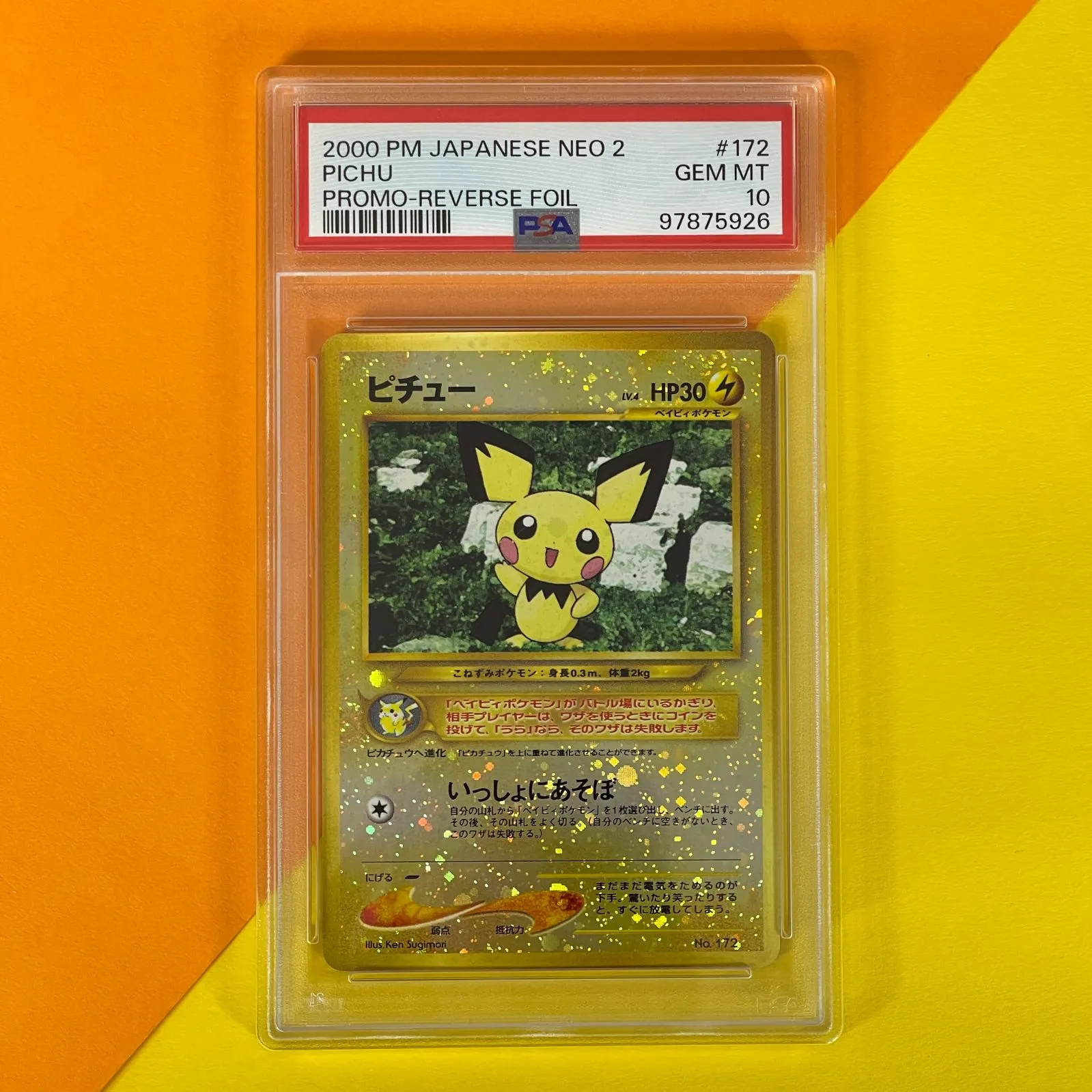 【ARS10】ポケモンカード　旧裏　ピチュー　プレミアムファイル　鑑定書付 2025年最新】ピチュー psa10 旧裏の人気アイテム - メルカリ