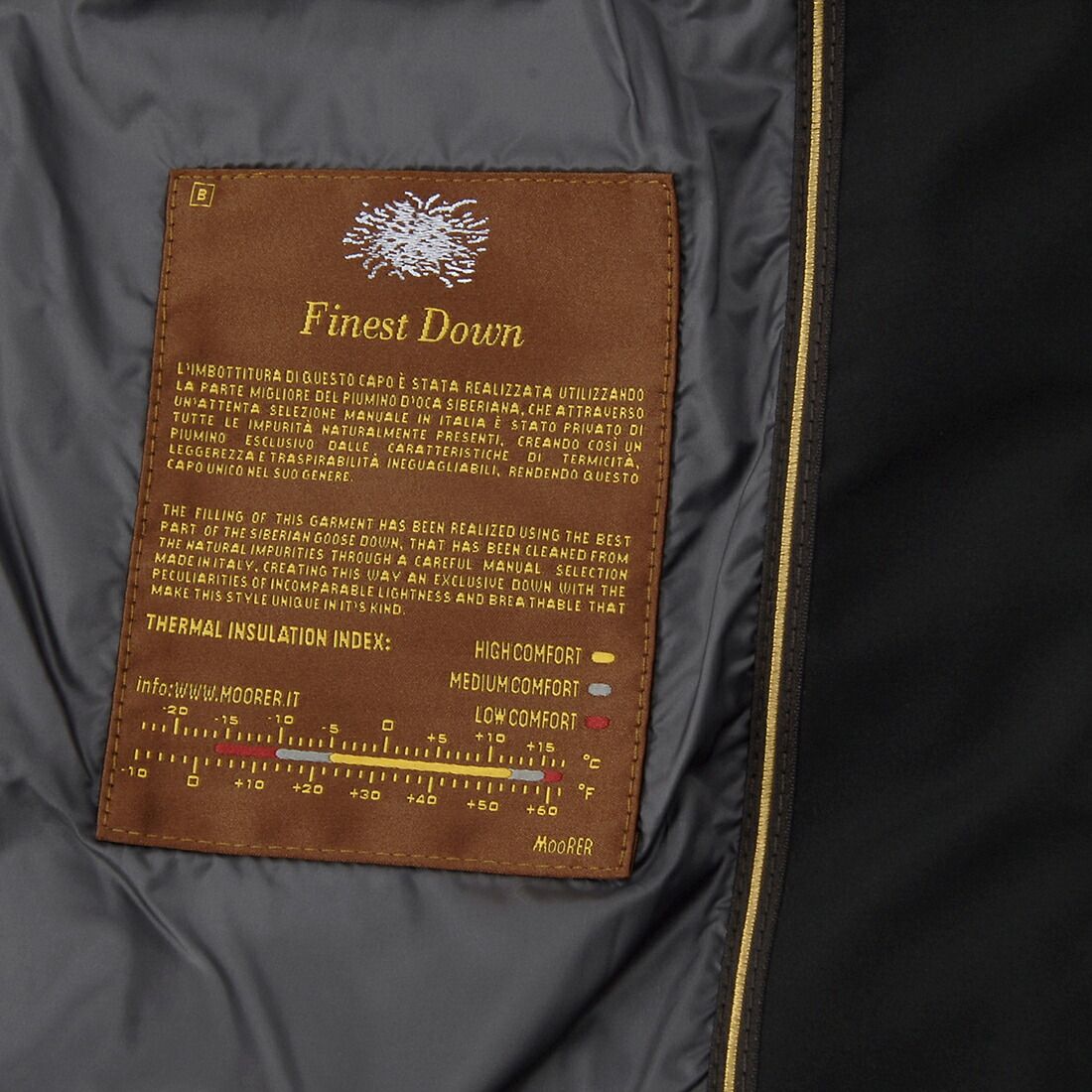 MOORER ムーレー ダウンジャケット メンズ ブラック MOUGI101215