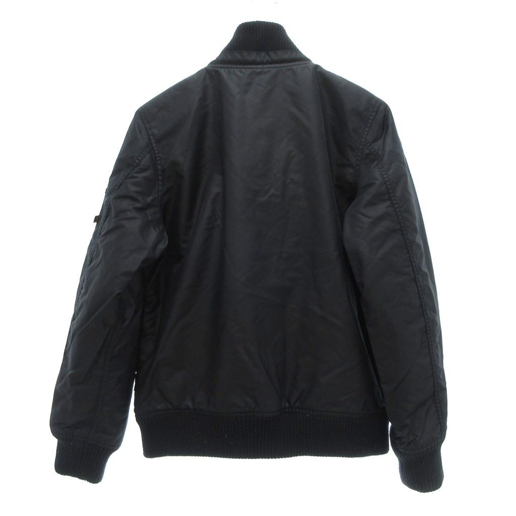 アルファ ALPHA フライトジャケット ナイロン L 黒 ブラック ミリタリー UO GY44