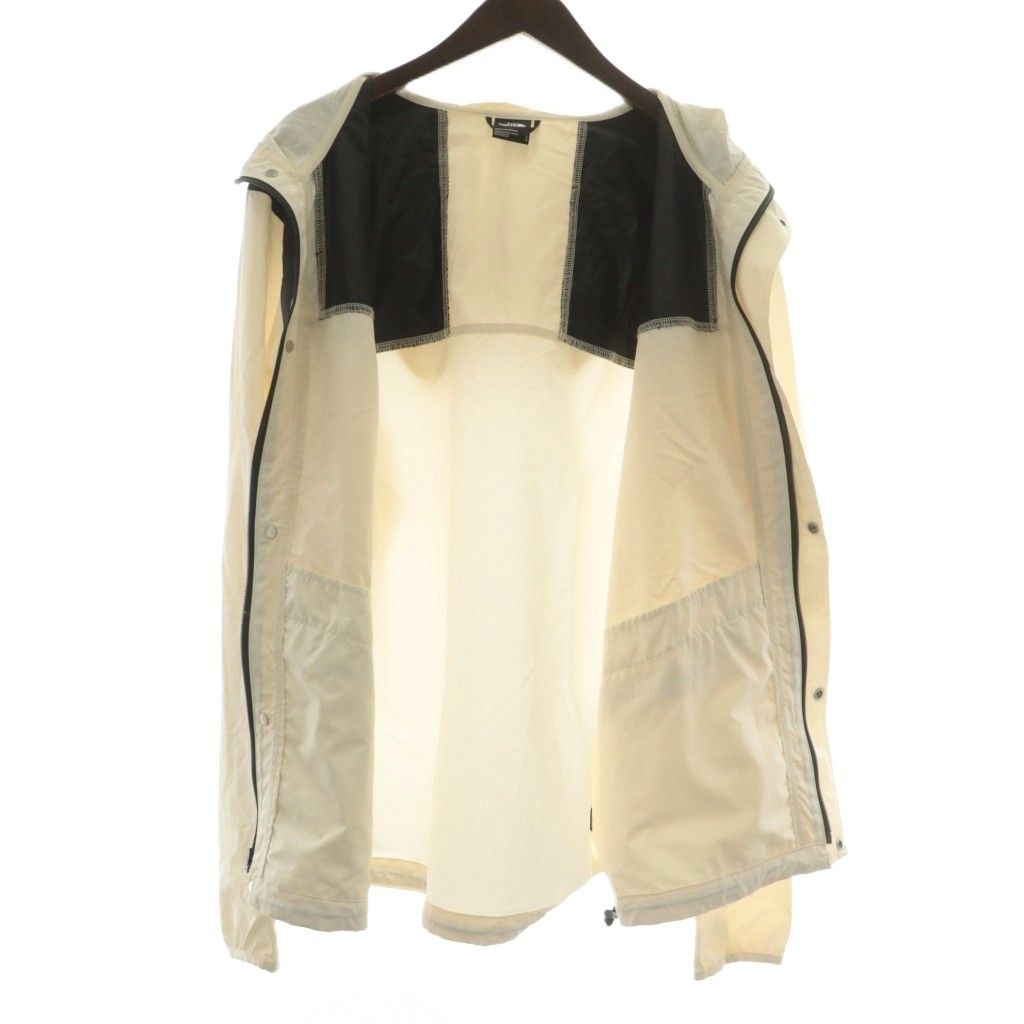 ザノースフェイス THE NORTH FACE SSNL 86 MOUNTAIN WIND JACKET マウンテンパーカー ジャケット ナイロン 撥水 防寒 フード ジップアップ ロゴ L 白 ホワイト 黒 ブラック NF0A5J4E XZ GY01 GINKGOPHARMACY_COM