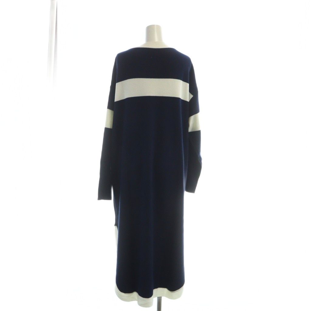 グレースクラス GRACE Class 22AW バイ ロングカーディガン ニット 長袖 金ボタン 36 紺 ネイビー GY01 MQ