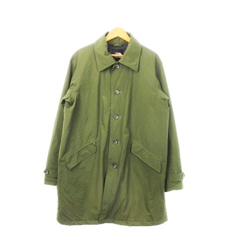 ザノースフェイス THE NORTH FACE ステン コート 中綿 フロントボタン アウトドア L 緑 グリーン MN15 GY18