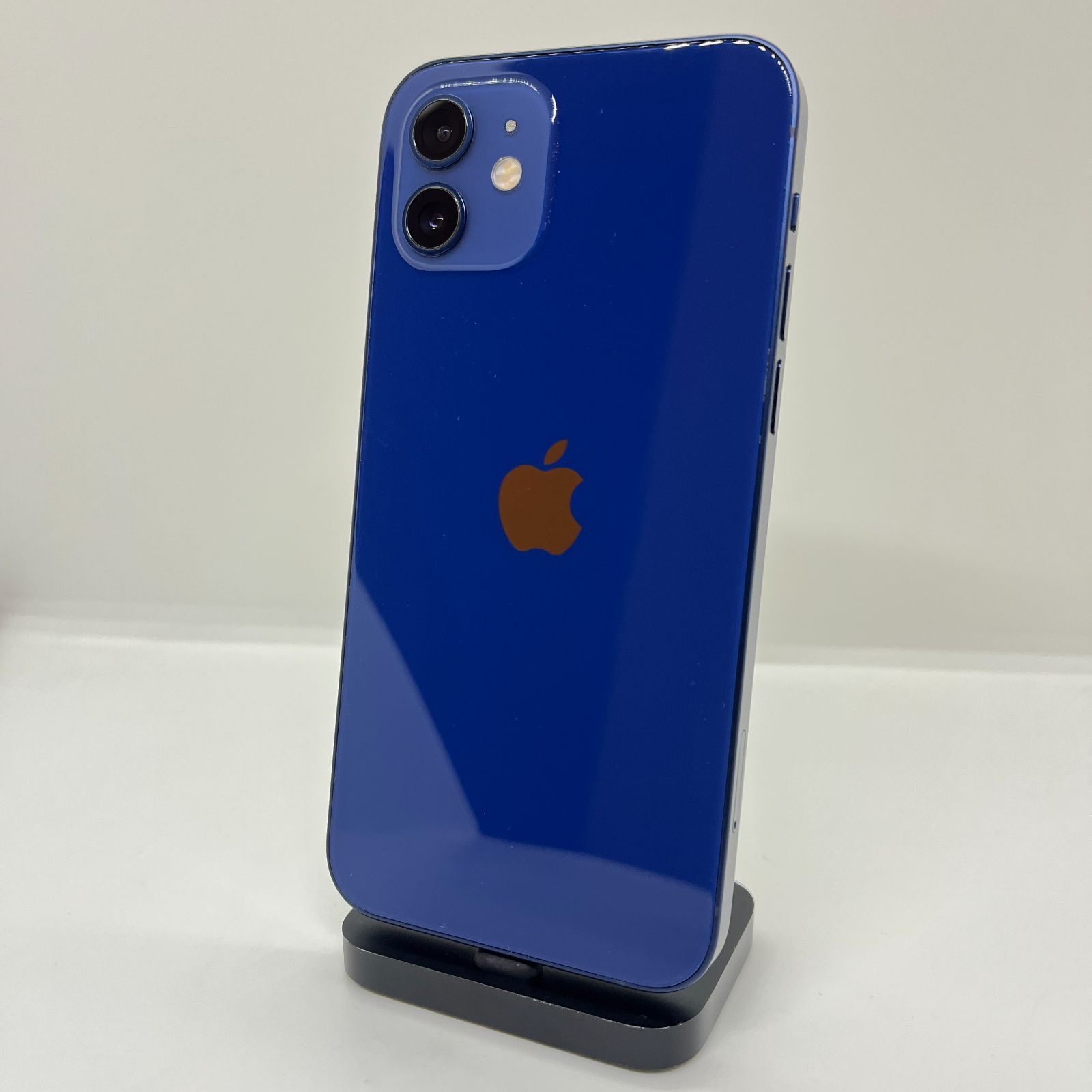 064 iPhone12 128GB ブルー/シムフリー/新品バッテリー100% Apple iPhone 12 ブルー 64GB SIMフリー バッテリー100% 美品 スマホ