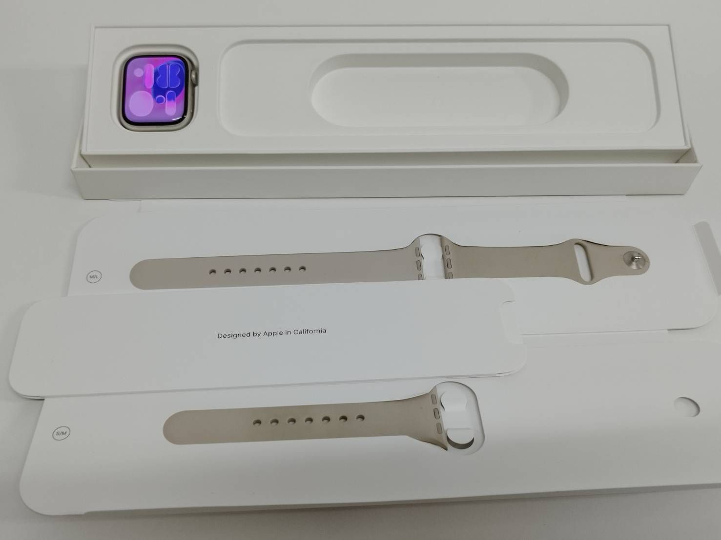 Apple Watch Series 7 GPS 41mm A2473 スターライト MKMY3J A 3