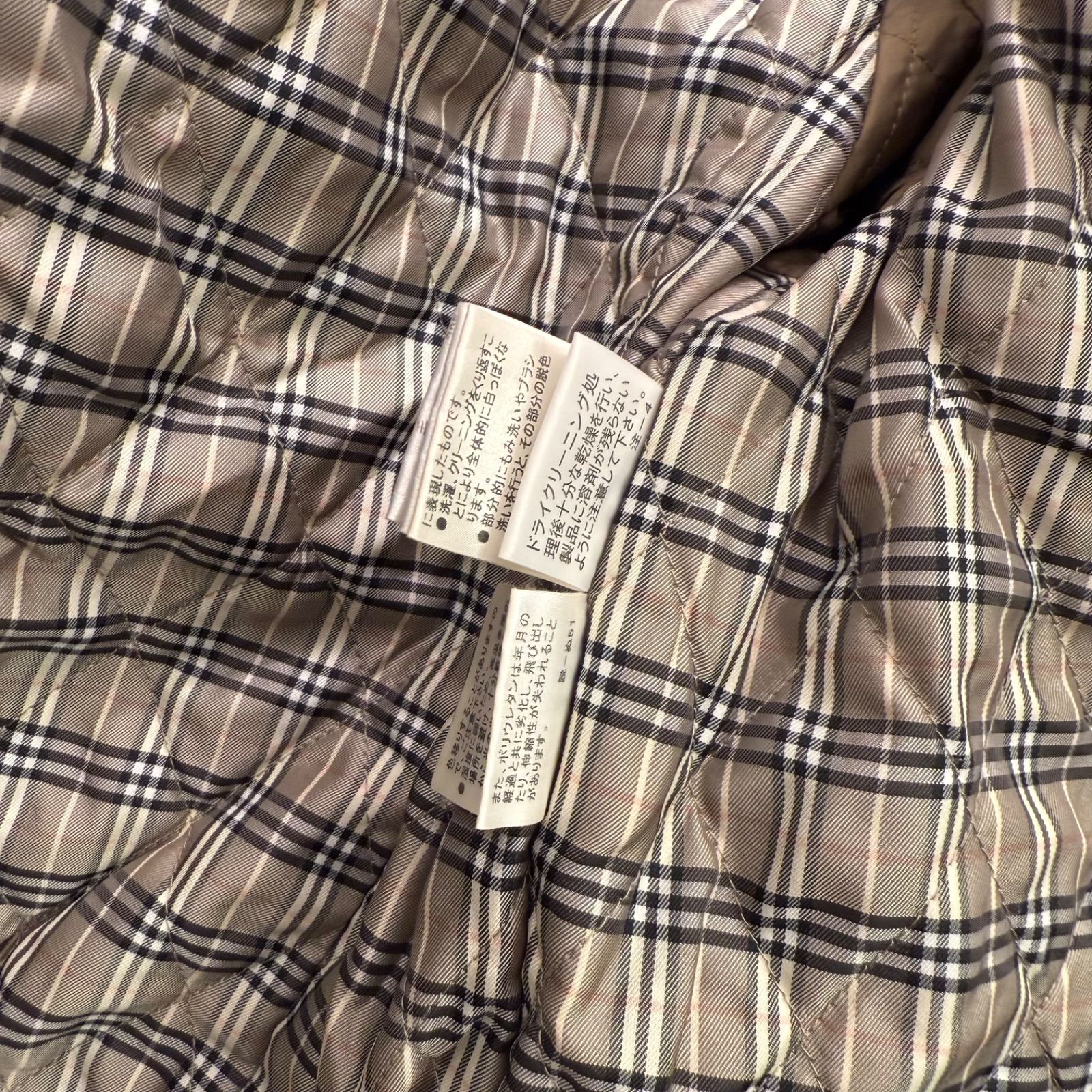 バーバリーブルーレーベル BURBERRY BLUE LABEL ブラウン フード付き 
