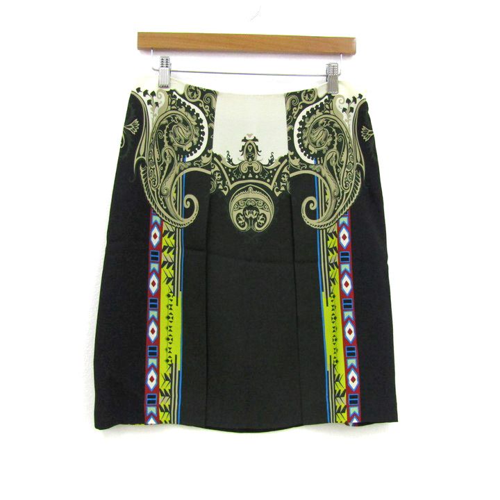 エトロ スカート ボトムス ペイズリー柄 イタリア製 大きいサイズ