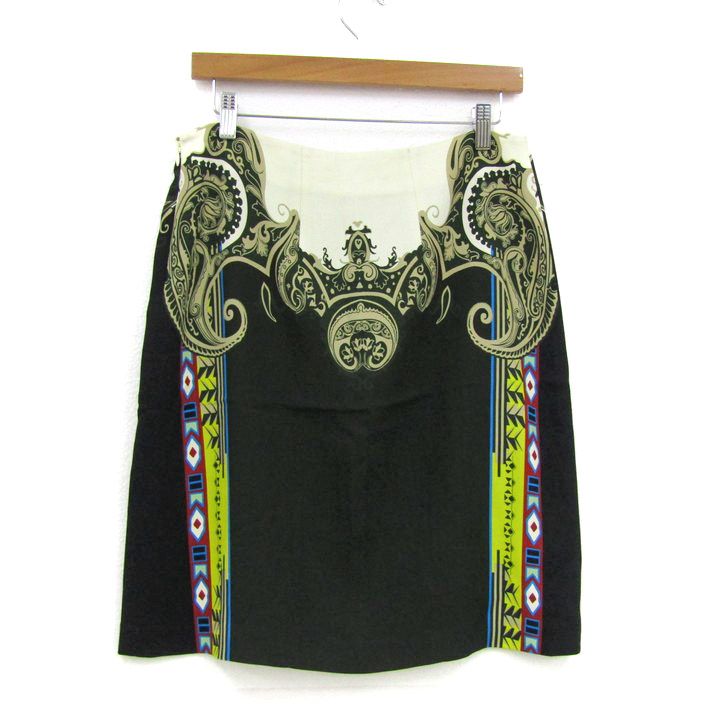 エトロ スカート ボトムス ペイズリー柄 イタリア製 大きいサイズ