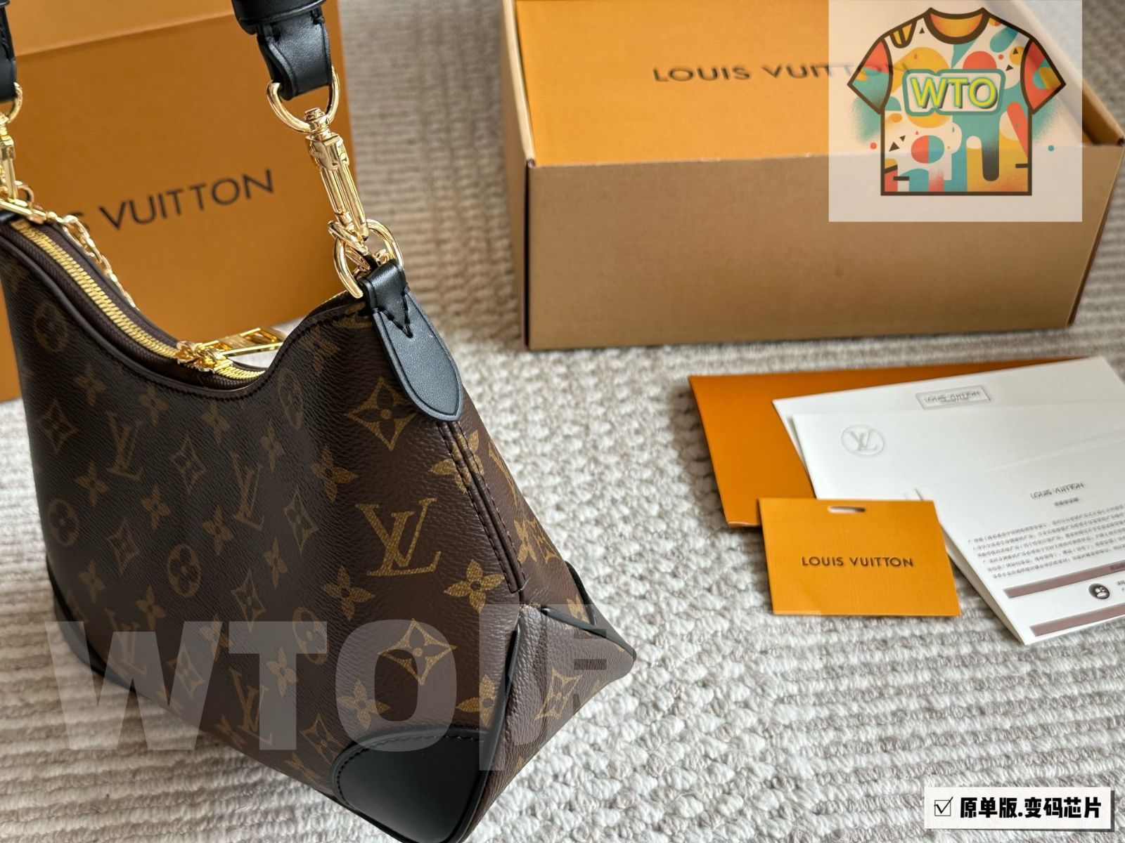 WTO通販 Louis Vuitton Monogram Half Moon Bag ハーフムーン バッグ 全鋼ハードウェア NFC 対応 -WTO輸入-BGY 24