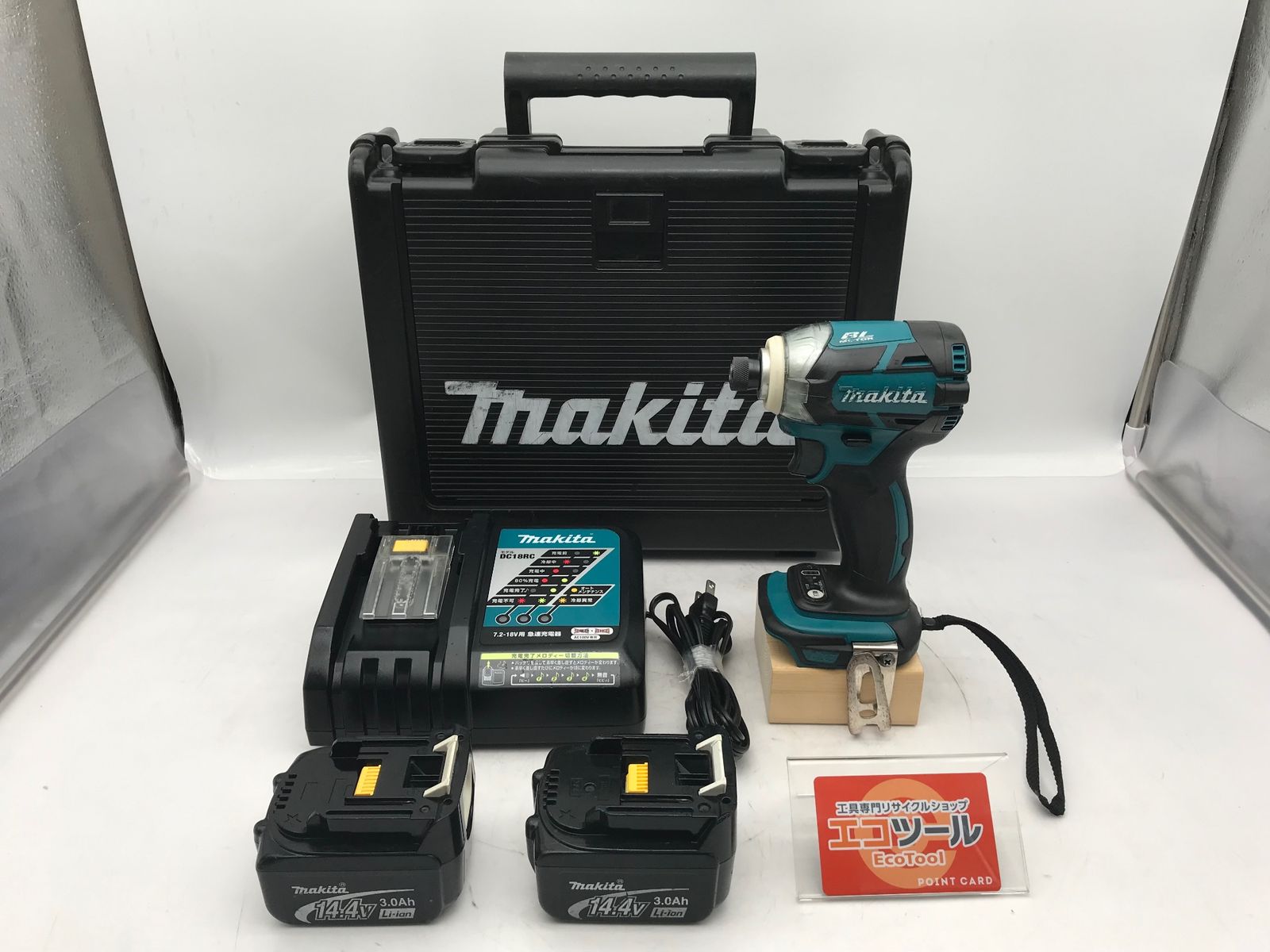 品 Makita マキタ 14.4v充電式インパクトドライバ TD137DRFX IT484JB4K1R8 エコツール小牧ｲﾝﾀｰ店 M02