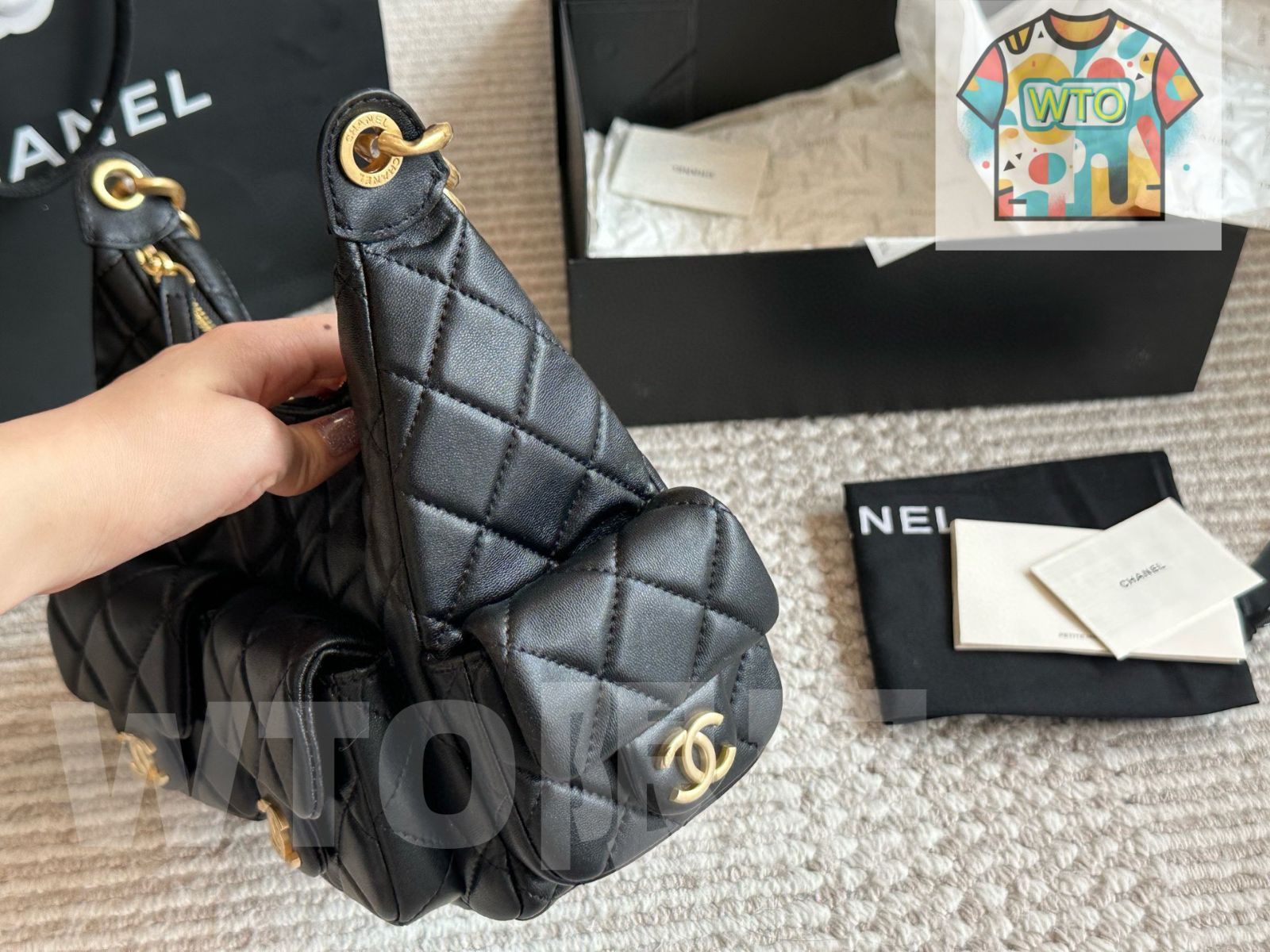 WTO通販 Chanel Vintage Bowling Bag ヴィンテージ ボウリング バッグ-WTO輸入-HEG 51