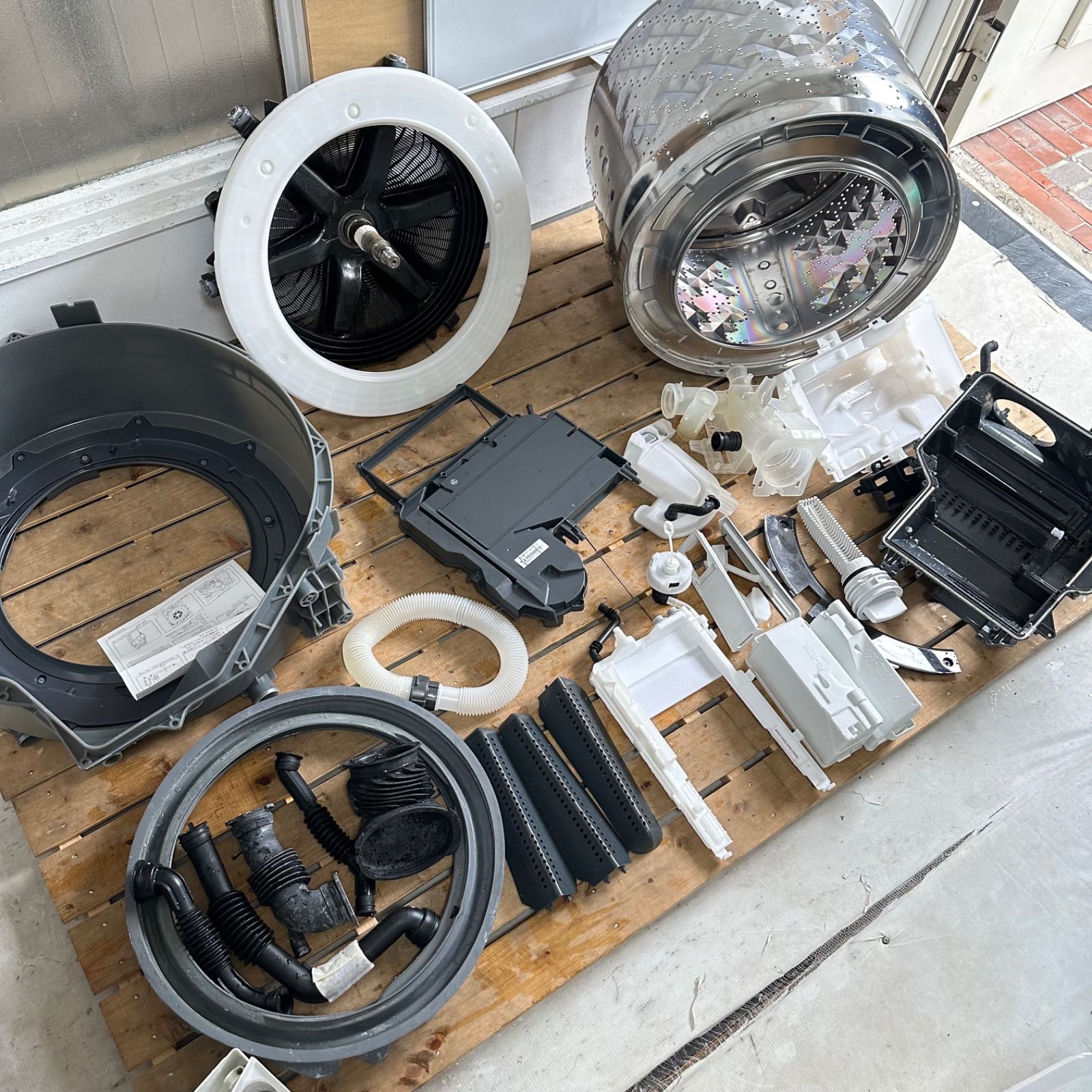 Panasonic NA-VX8900L 2019年式 ドラム式洗濯機 ヒートポンプ式 分解