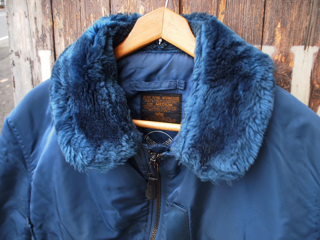 90's USA製【Alpha Industries】B-15C Flight Jacket アルファ