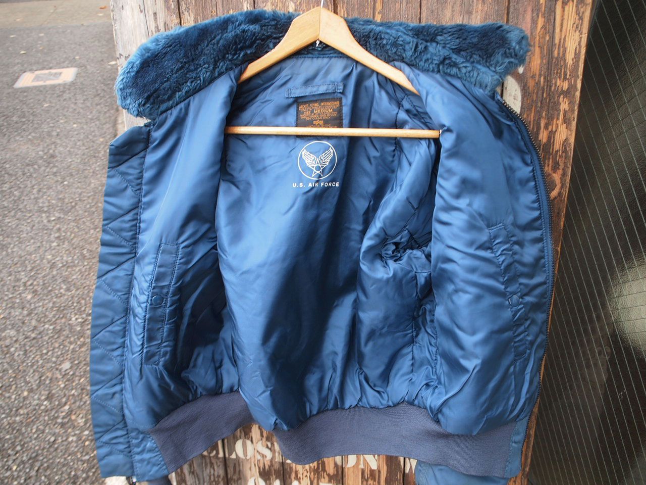 90's USA製【Alpha Industries】B-15C Flight Jacket アルファ