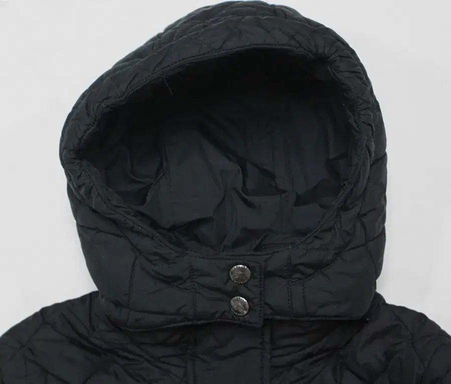 バーバリー キッズ 8 Y フード キルティング ダウンジャケット ロング丈 アウター 良し F 04