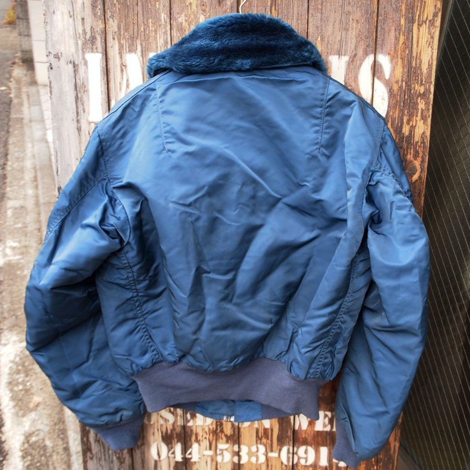 90's USA製【Alpha Industries】B-15C Flight Jacket アルファ