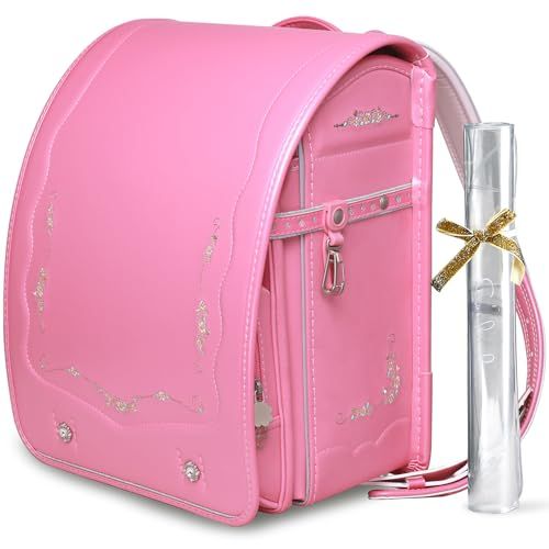 ランドセル女の子 最新ひなぎくモデル ツヤありパール生地 A4フラットファイル対応 軽量大容量ランドセル 女の子 パープル 儿童 包 小学校 507a1a88