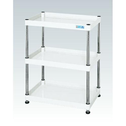 5営業日で発送 サカエ CSパールワゴン固定タイプ 樹脂製 パールホワイト CSPN-60103W 2230038