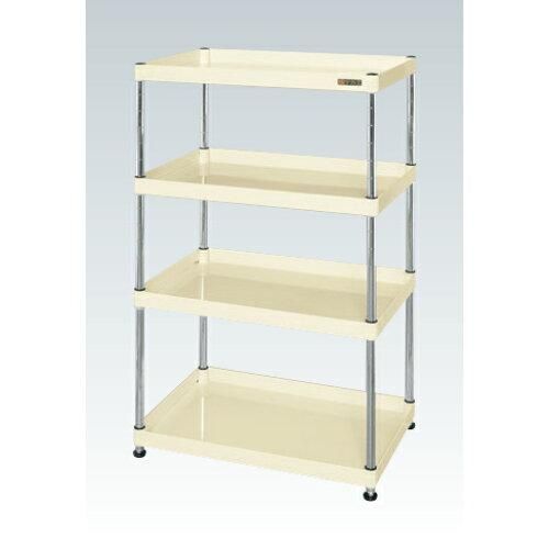 5営業日で発送 サカエ CSパールワゴン固定タイプ 樹脂製 アイボリー CSPN-60124I 2230068