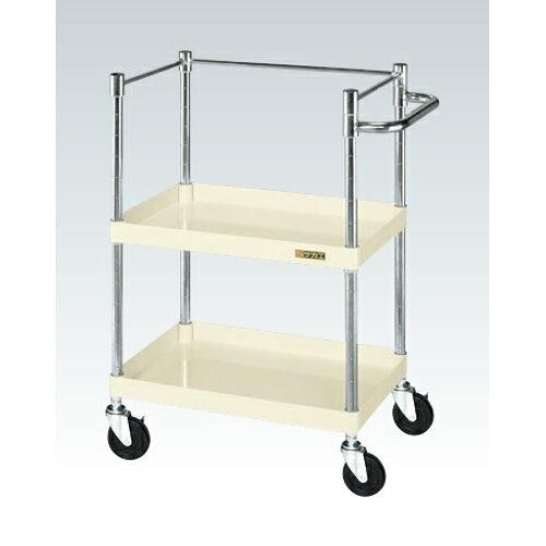 5営業日で発送 サカエ CSパールワゴン中量タイプ コボレ止め付 アイボリー CSP-6082KNUI 2230014