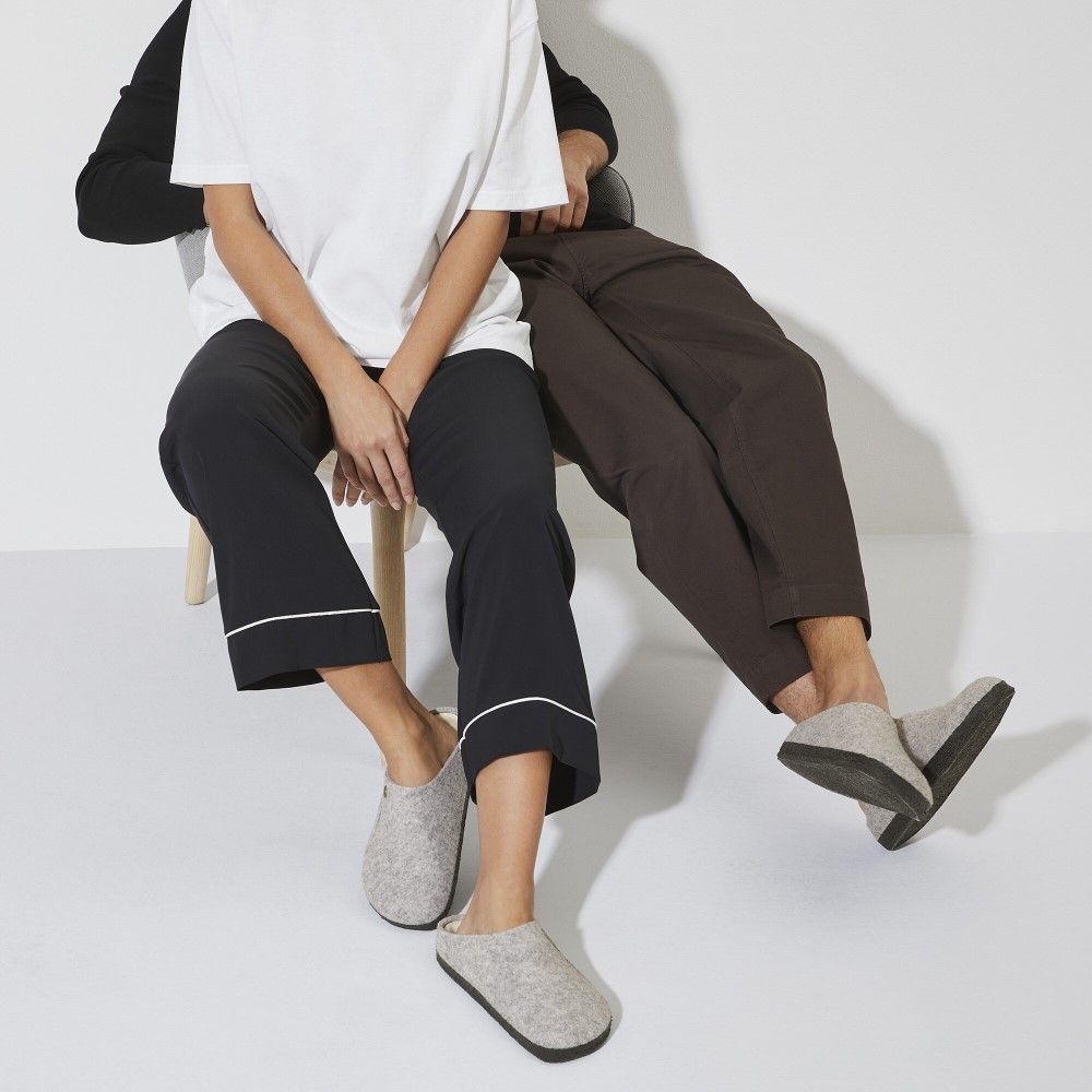 取扱店･ ビルケンシュトック ルームシューズ メンズ レディース ツェルマット シアリング 1015084 1015086 1030898 BIRKENSTOCK ZERMATT SHEARLING FELT フェルト WWW_OPDRERGINERDOGAN_COM