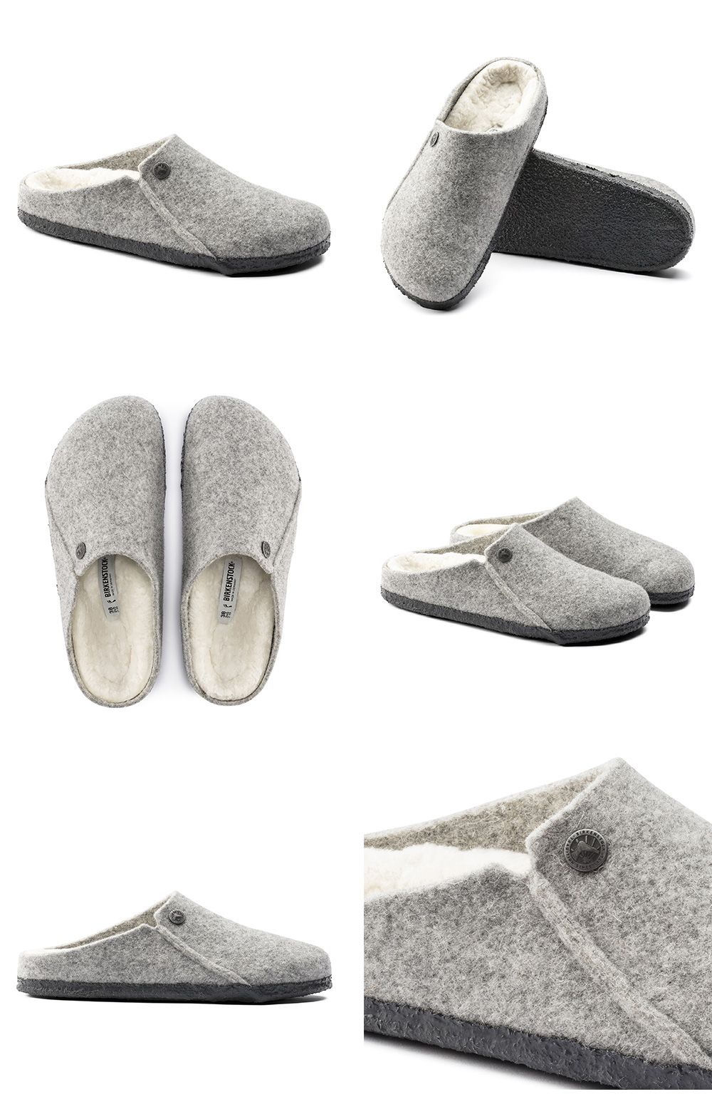 取扱店・ ビルケンシュトック ルームシューズ メンズ レディース ツェルマット シアリング 1015084 1015086 1030898 BIRKENSTOCK ZERMATT SHEARLING FELT フェルト