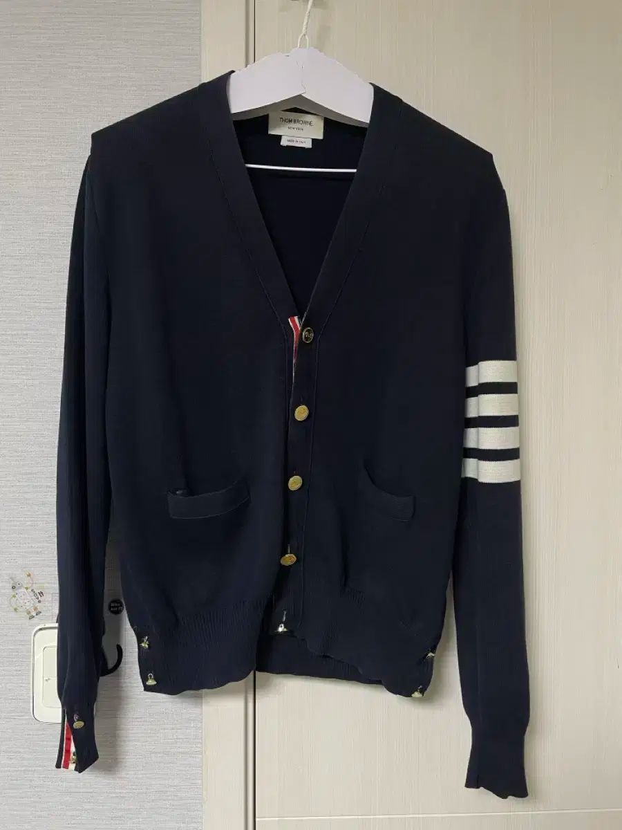 2 トム ブラウン ミラノ スティッチ ゴールド カーディガン