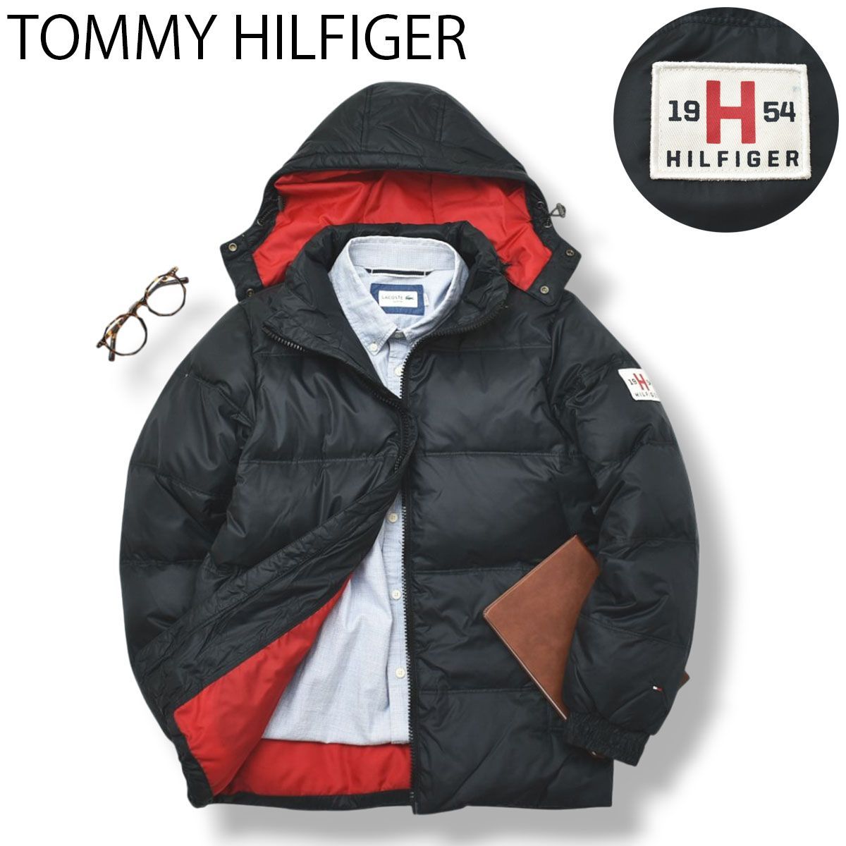 トミーヒルフィガー TOMMY HILFIGER ダウンジャケット S ブラック 