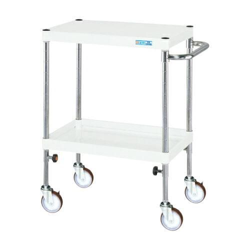 【新品・5営業日で発送】サカエ CSパールワゴン 高さ調整タイプ パールホワイト TCSP-9072NUW (2230205)