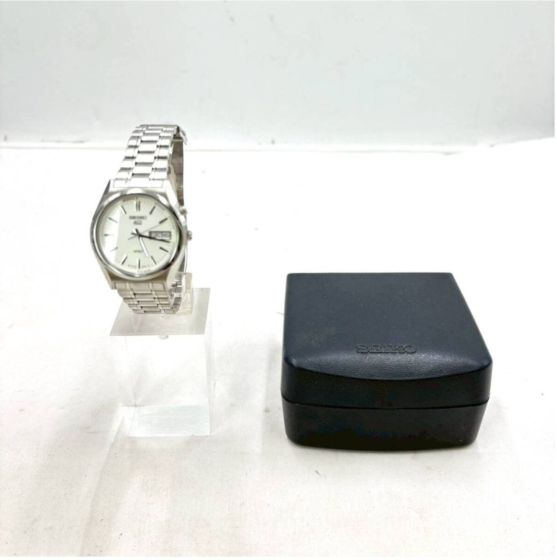 現状品 SEIKO AGS SPIRIT 5M23-6A40 不動品 現状品 ソーラーオートクオーツ 腕時計 セイコー スピリット メンズ