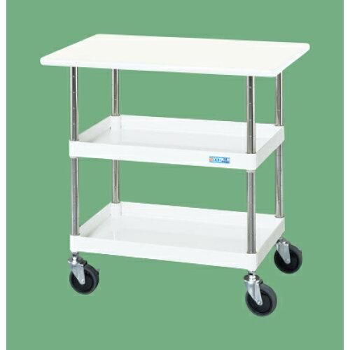 サカエ CSパールワゴン中量タイプ 天板付 パールホワイト CSP 2229791