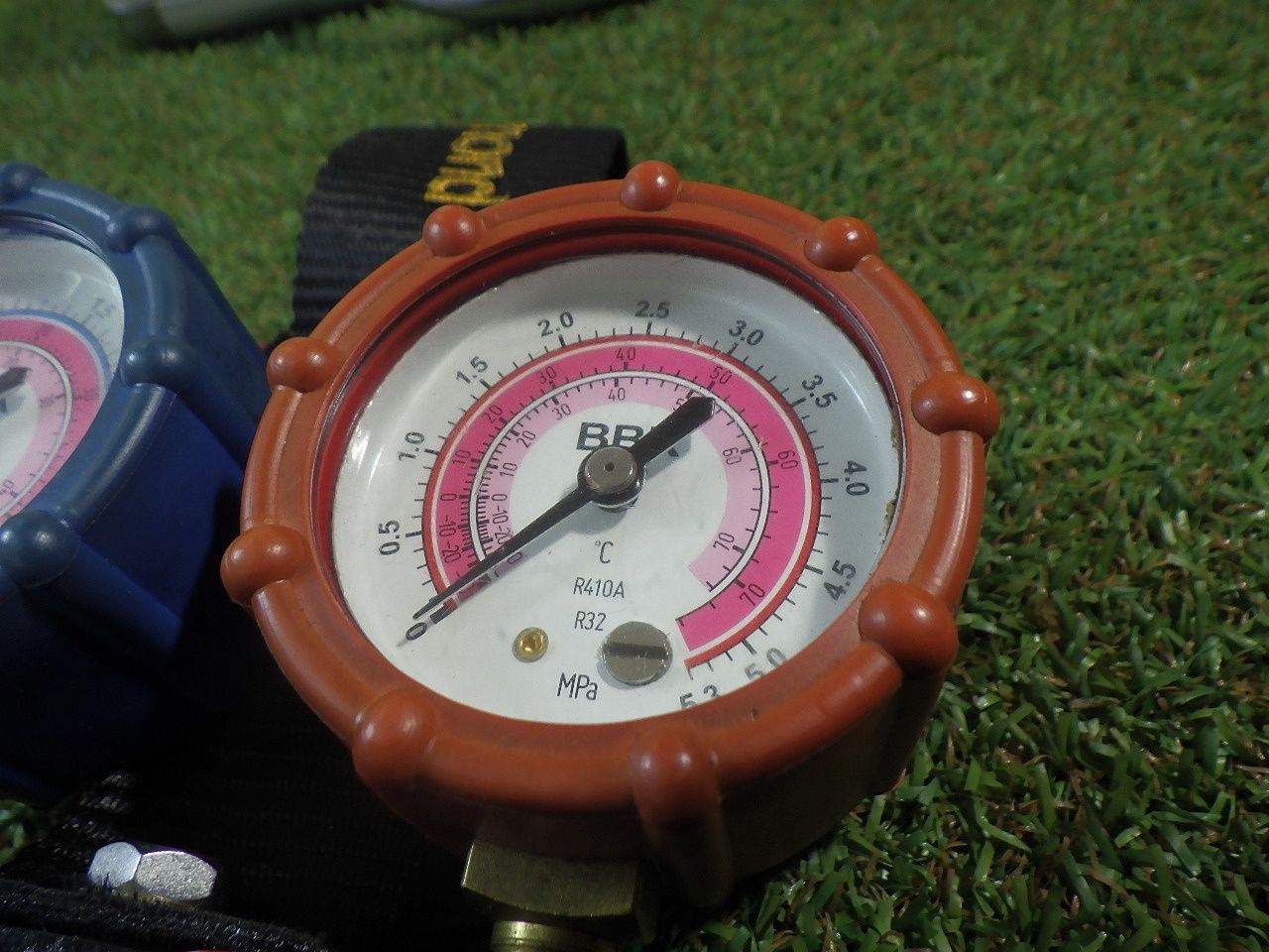 主にエアコンの冷媒として 動作未 BBK ゲージマニホールド R410A R32用