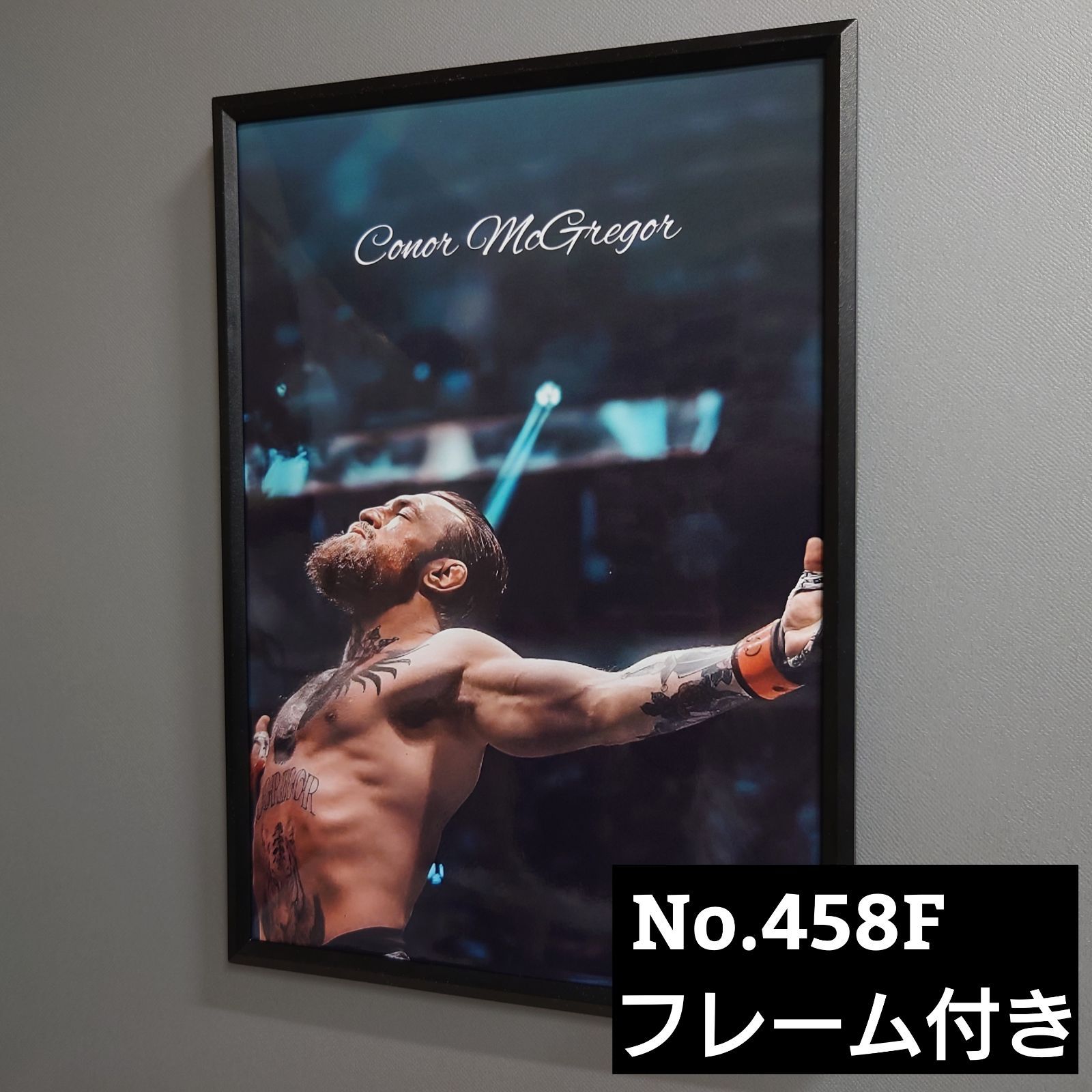 No.458F A4 コナー・マクレガー ポスター 写真 アート スポーツ 格闘技