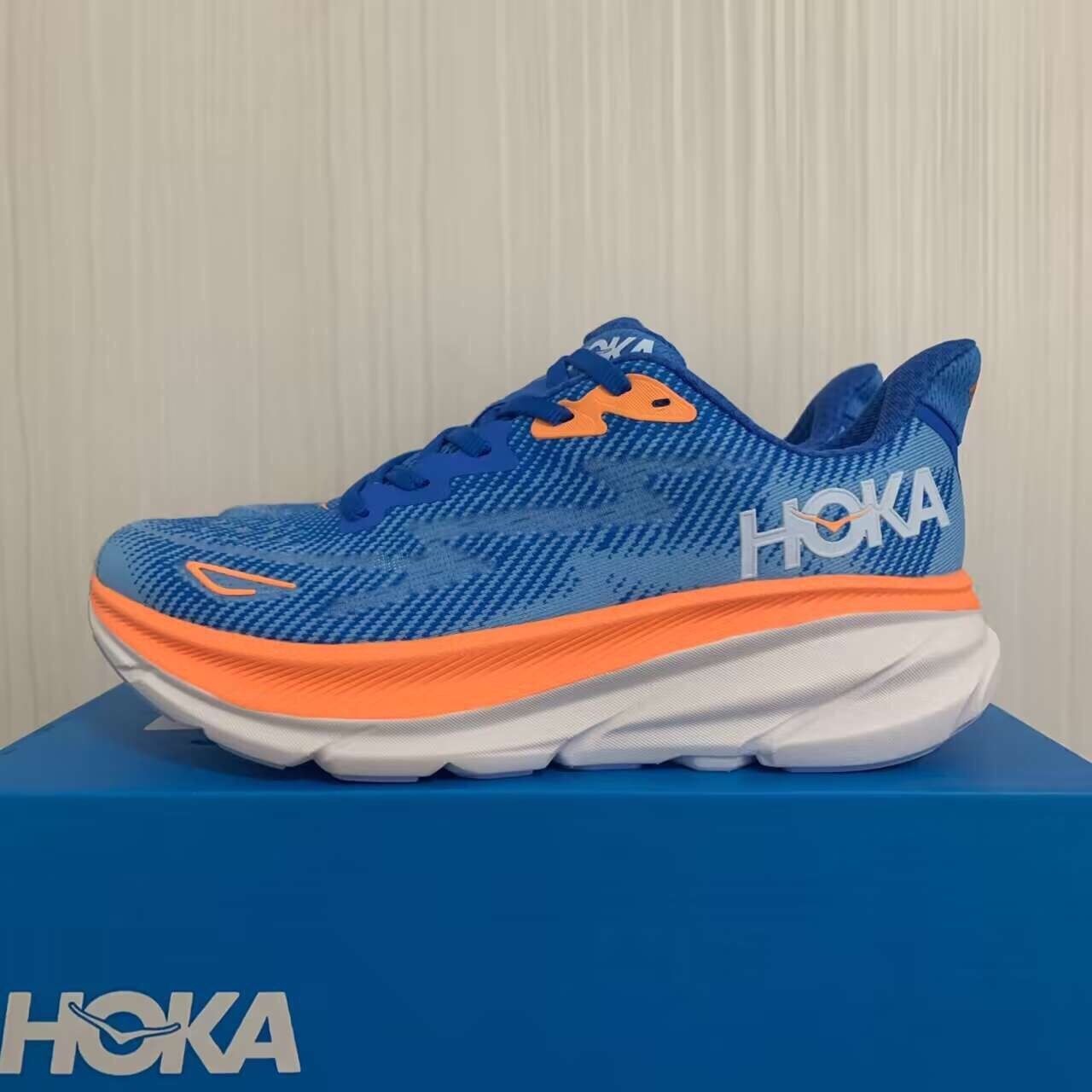 HOKA ONE ONE ホカ オネオネ CLIFTON 9 クリフトン 9 ジョギングシューズ ランニングシューズ 靴 スニーカー スポーツ ブルー