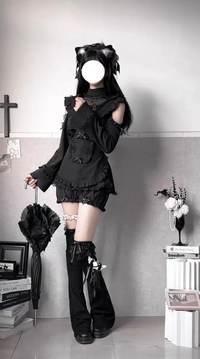 量産型地雷系ONE PIECE フードTシャツ 2 COLOR