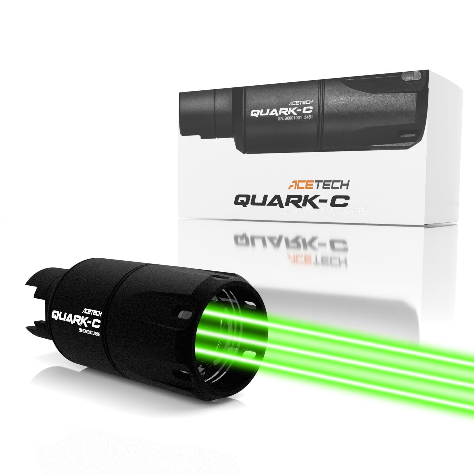 ACETECH Quark シリーズトレーサーユニット - M14逆ネジ対応 蓄光BB弾対応 Quark C