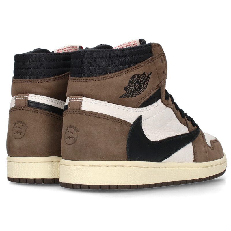 Nike Travis Jordan トラヴィス　エアジョーダン1 楽天市場】NIKE AIR JORDAN 1 HI OG TRAVIS SCOTT SP sail/black-dark