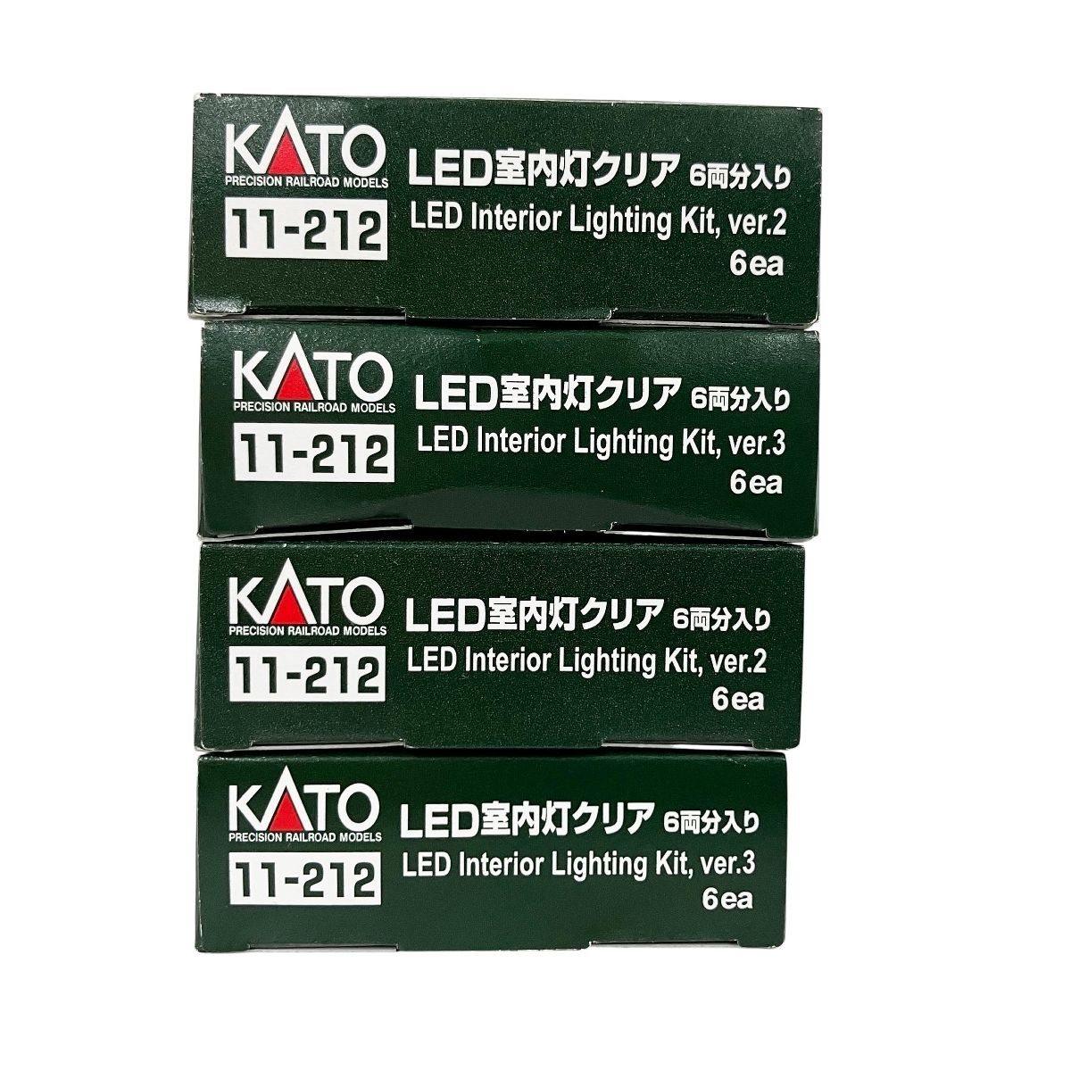 KATO 11 212 LED室内灯クリア 6両分 4点セット トミックス 鉄道模型 Nゲージ 良好