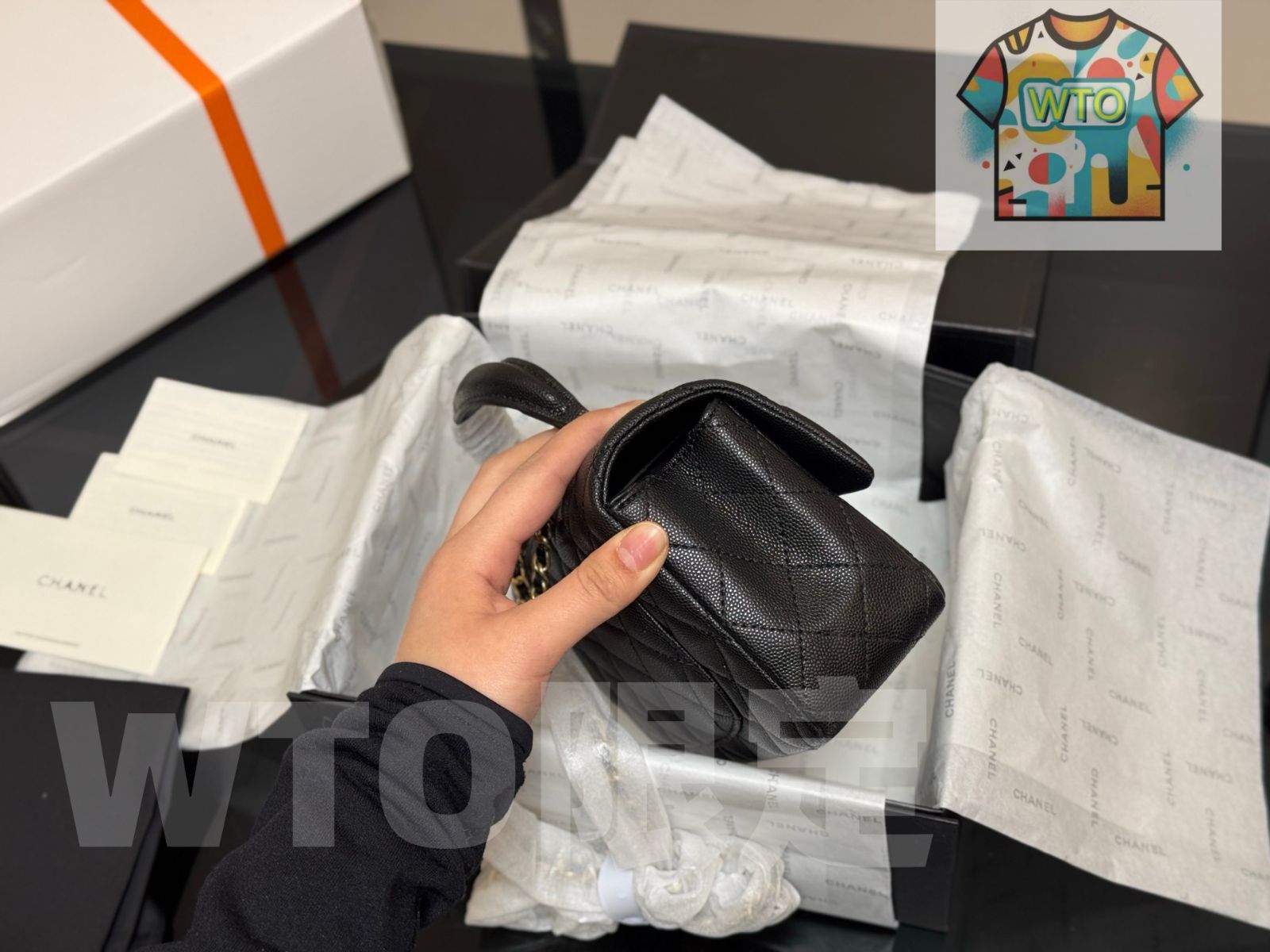  今日 Chanel mini CF handle バッグ -WTO輸入1 ショルダーバッグ ショルダーバッグ