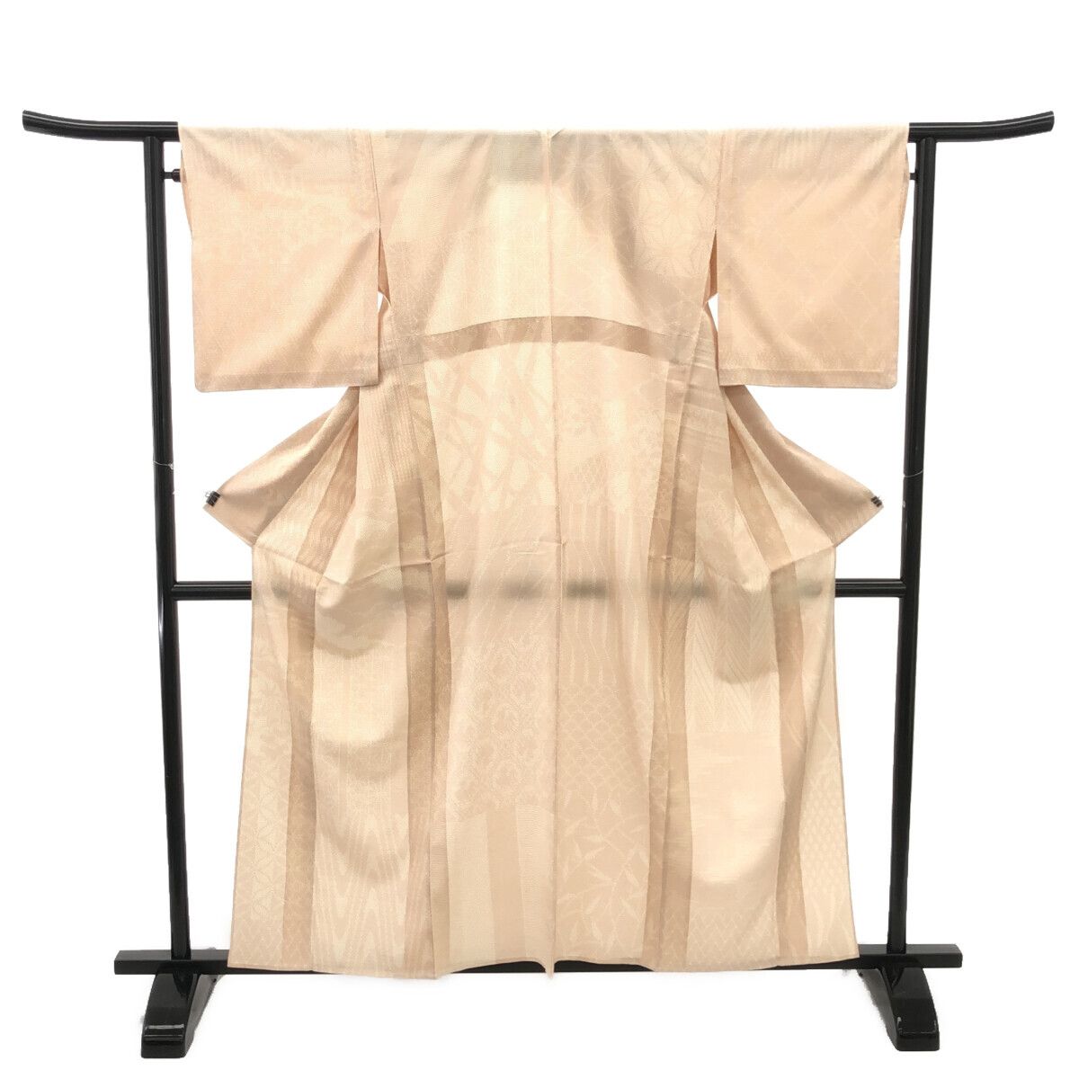 塩沢絣 紬 単衣 仕立上がり 適応身長155～162㎝ 12043