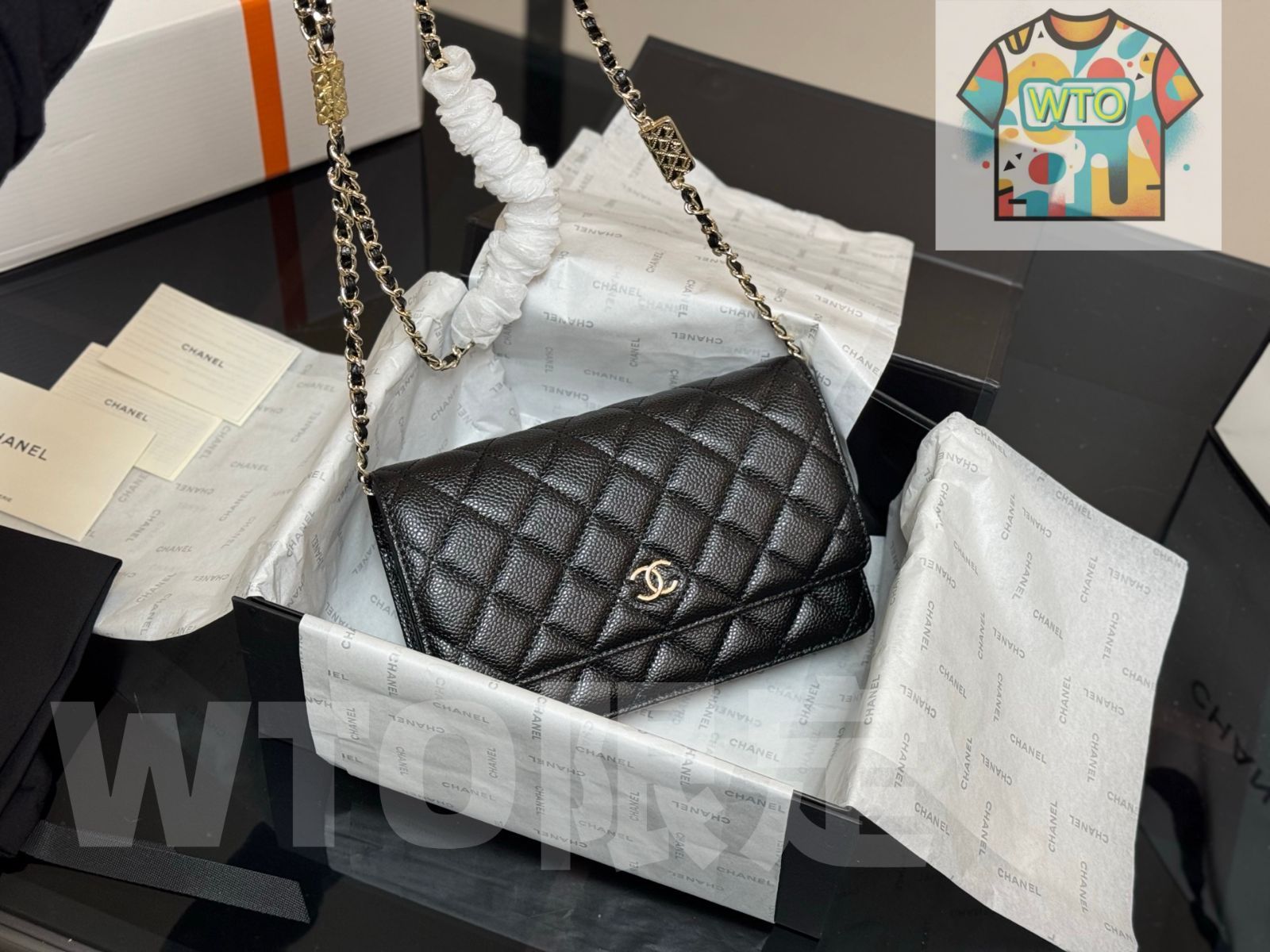 今日 Chanel ウォレット オン チェーン WOC 19×12cm-WTO輸入1
