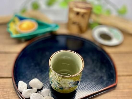 九谷焼 湯呑 湯飲み 大 黄塗り金糸梅に鳥 裏絵 WWW_OPDRERGINERDOGAN_COM