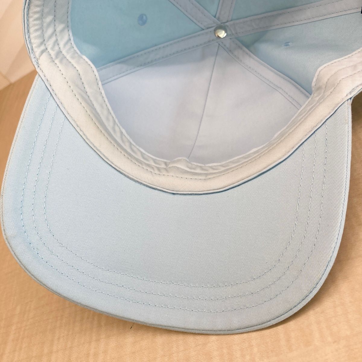  LOUIS VUITTON ルイヴィトン マイ LV パリ キャップ M 7590 コットン ライトブルー イエロー キャップ 帽子