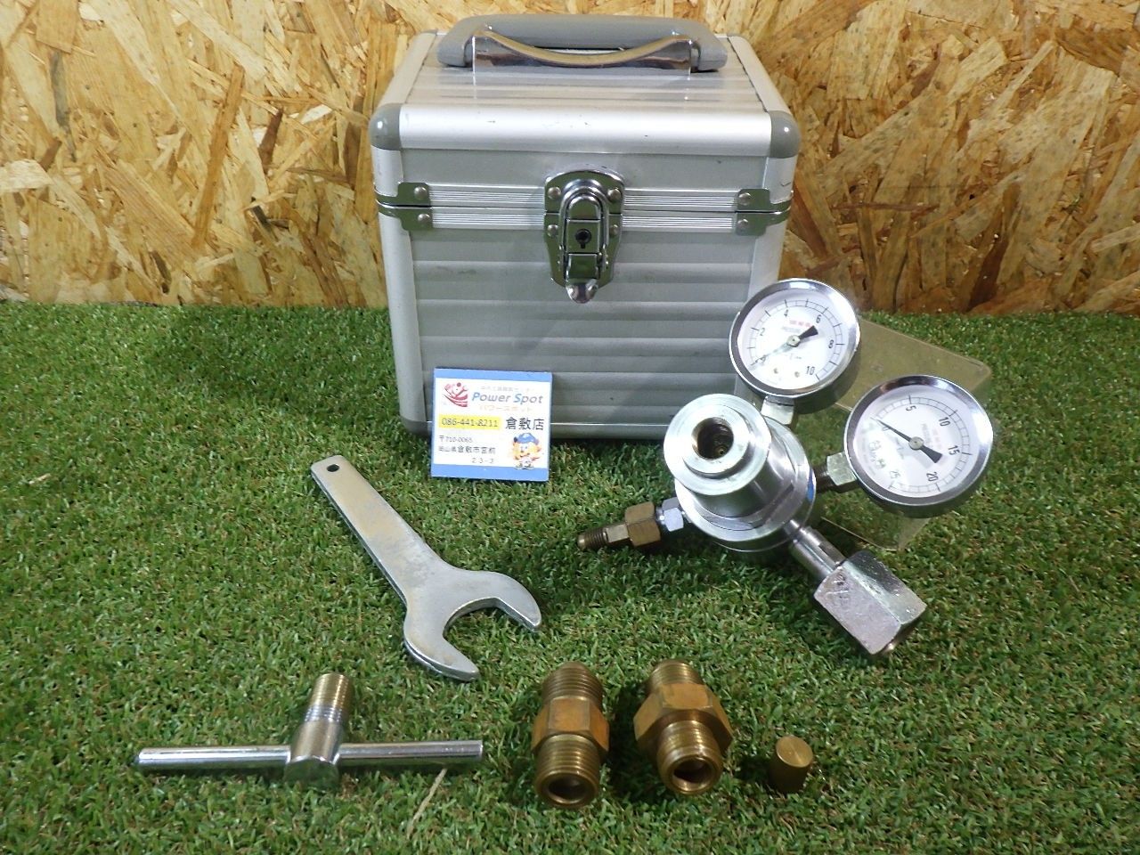 設備メンテナンスなどに 動作未 高圧用圧力調整器 窒素ガスレギュレーター HY-50S ハンシン 品