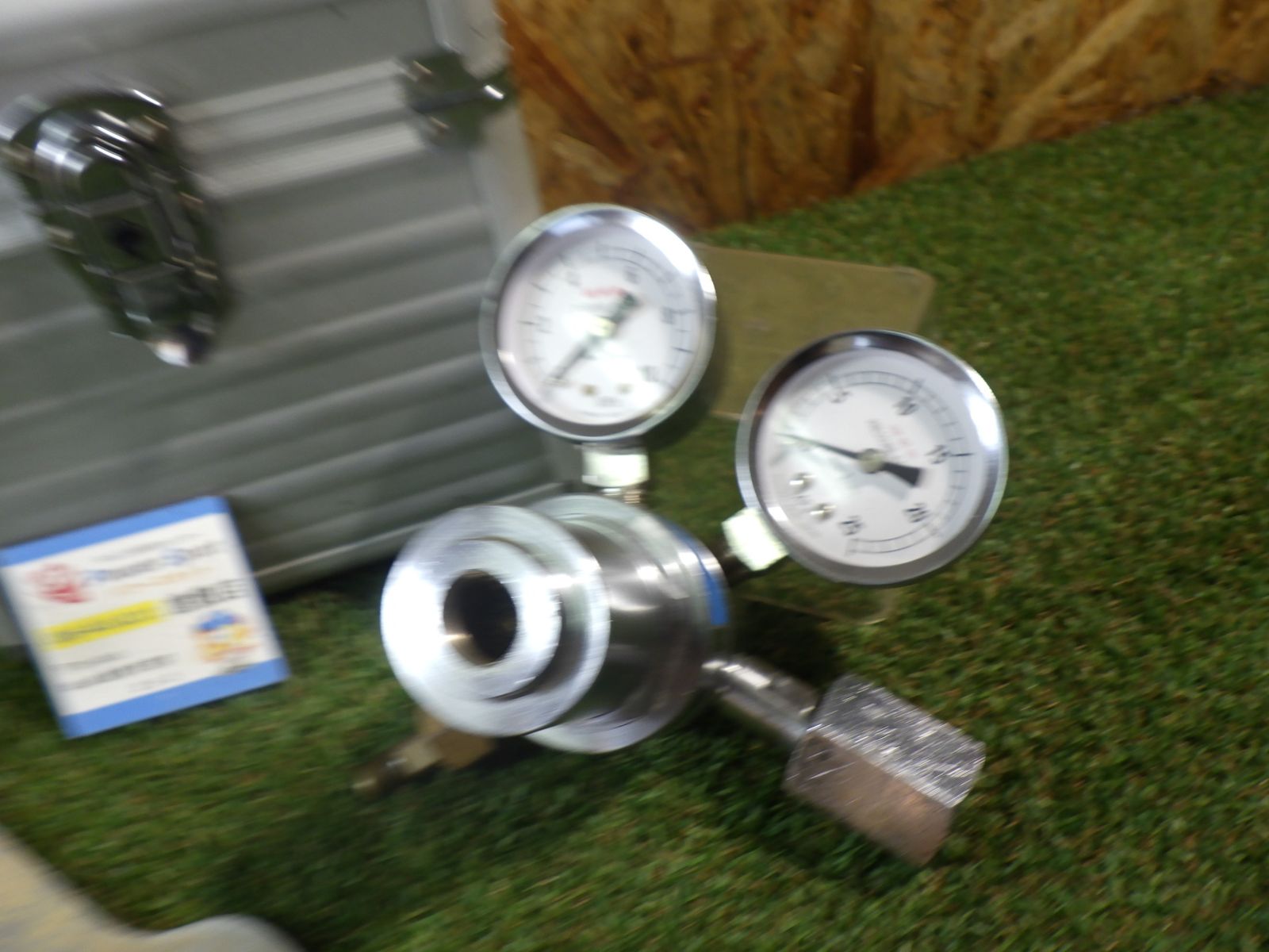 設備メンテナンスなどに 動作未 高圧用圧力調整器 窒素ガスレギュレーター HY-50S ハンシン 品