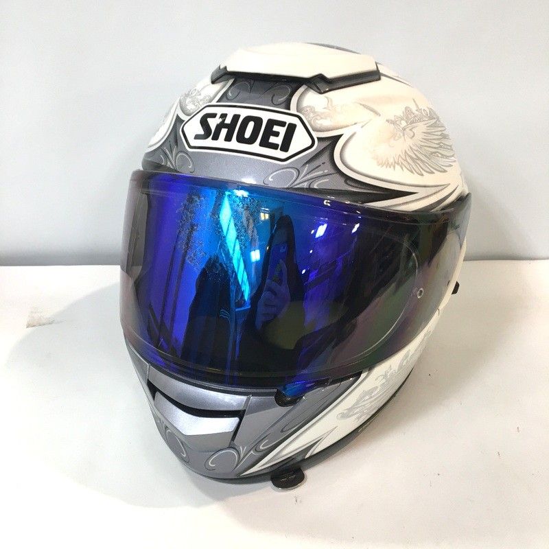 SHOEI ショウエイ GT Air フルフェイスヘルメット 除菌消臭済 Mサイズ ホワイト シルバー オートバイ ツーリング ライディング バイカー バイク用品 TA 3659