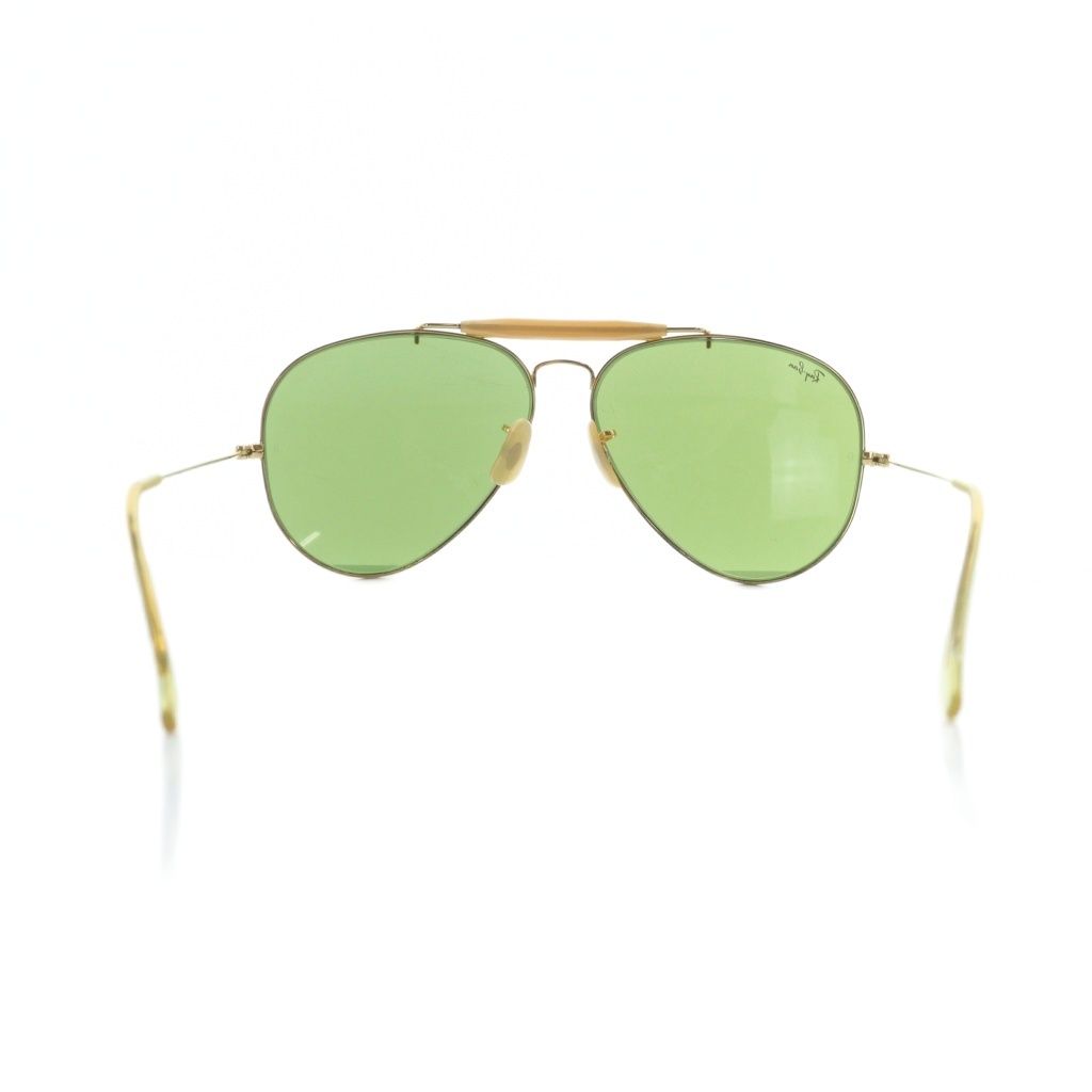 レイバン RAY BAN サングラス 眼鏡 めがね ロゴ レンズ ツーブリッジ 62 14 ゴールド色 GY 18 MQ