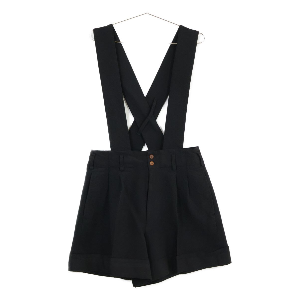 COMMEdesGARCONS コムデギャルソン ﾌﾞﾗｯｸ GP-P004 ｻｽﾍﾟﾝﾀﾞｰﾊﾟﾝﾂ XS